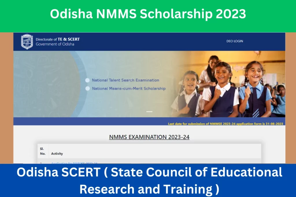 Odisha NMMS Scholarship
